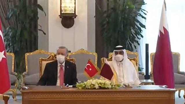 Türkiye ile Katar arasında dev anlaşmalar! Cumhurbaşkanı Erdoğan imzaladı