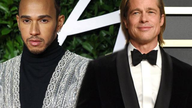 Lewis Hamilton, Brad Pitt'le beraber Hollywood'da boy gösterecek