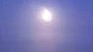 Karadeniz'e düşen gök taşı Soçi'den böyle görüntülendi