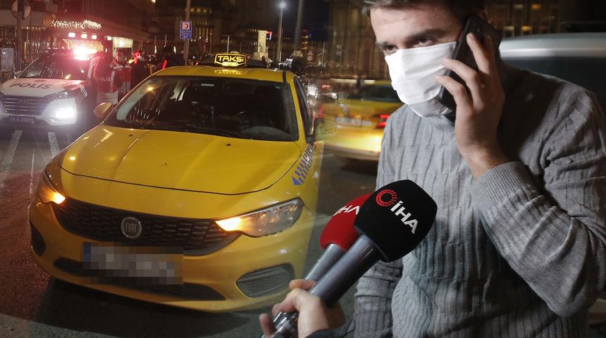 Ruhsatı 3 ay önce iptal edilen taksi denetime takıldı! Sürücü şoke oldu
