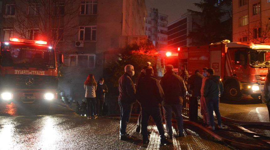 Şişli'de korkutan anlar! Üç bölgeden ekip gönderildi