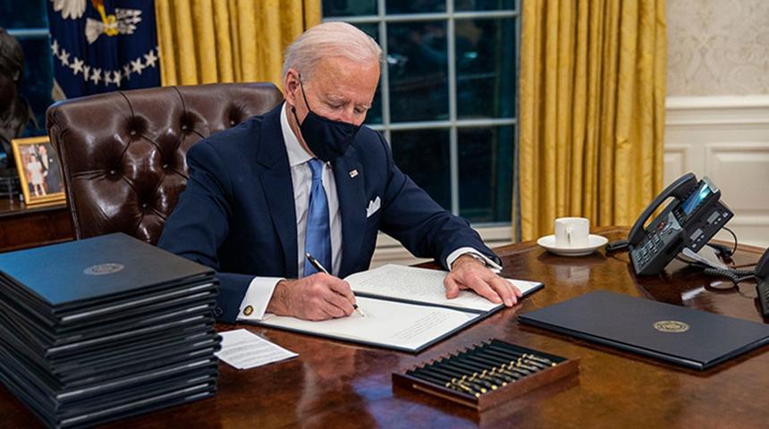 İşte Joe Biden'ın 2050 hedefi! İmzayı attı