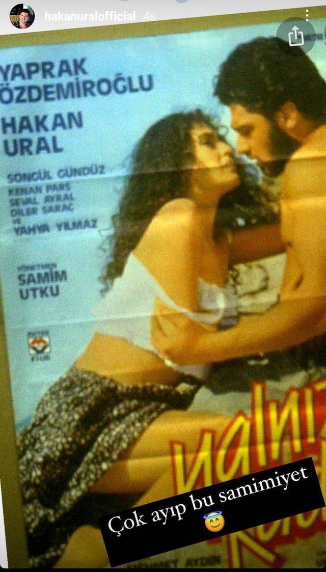 Hakan Ural rol aldığı erotik filmi paylaştı!''Çok ayıp bu samimiyet!''
