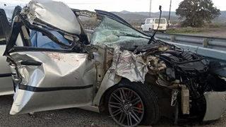 Anneyi, eşinden ve kızından ayıran feci kaza: 1 ölü