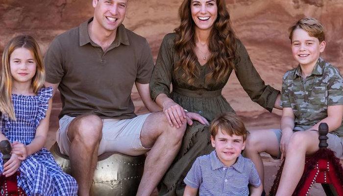 Kate Middleton ve Prens William paylaştı! Kraliyet Ailesi'den Noel kartı