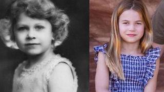 Prenses Charlotte'un Kraliçe II. Elizabeth'e benzerliği gündem oldu!
