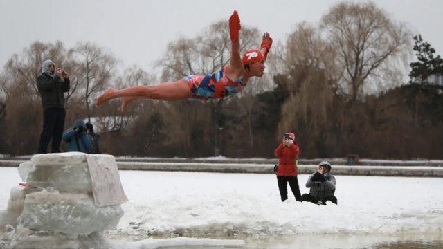 Diver, China, January 2021