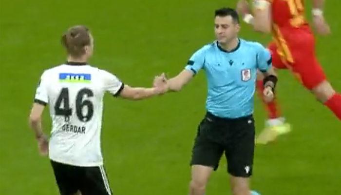 Beşiktaş'ın genç oyuncusu Serdar Saatçı'dan alkışlanacak hareket