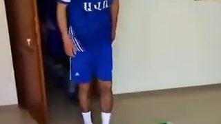 Ermeni futbol kulubünden Azerbaycan bayrağına çirkin hareket