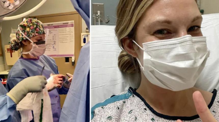 Sıradan bir bel ağrısı sandı ultrasonda her şeyi öğrendi: Kitle 7 santimetreydi