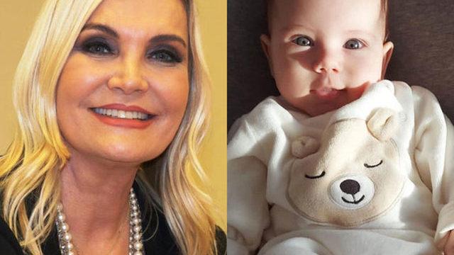 Derya Baykal paylaştı! Nur pamuğum, anneannesinin gülü 3 aylık