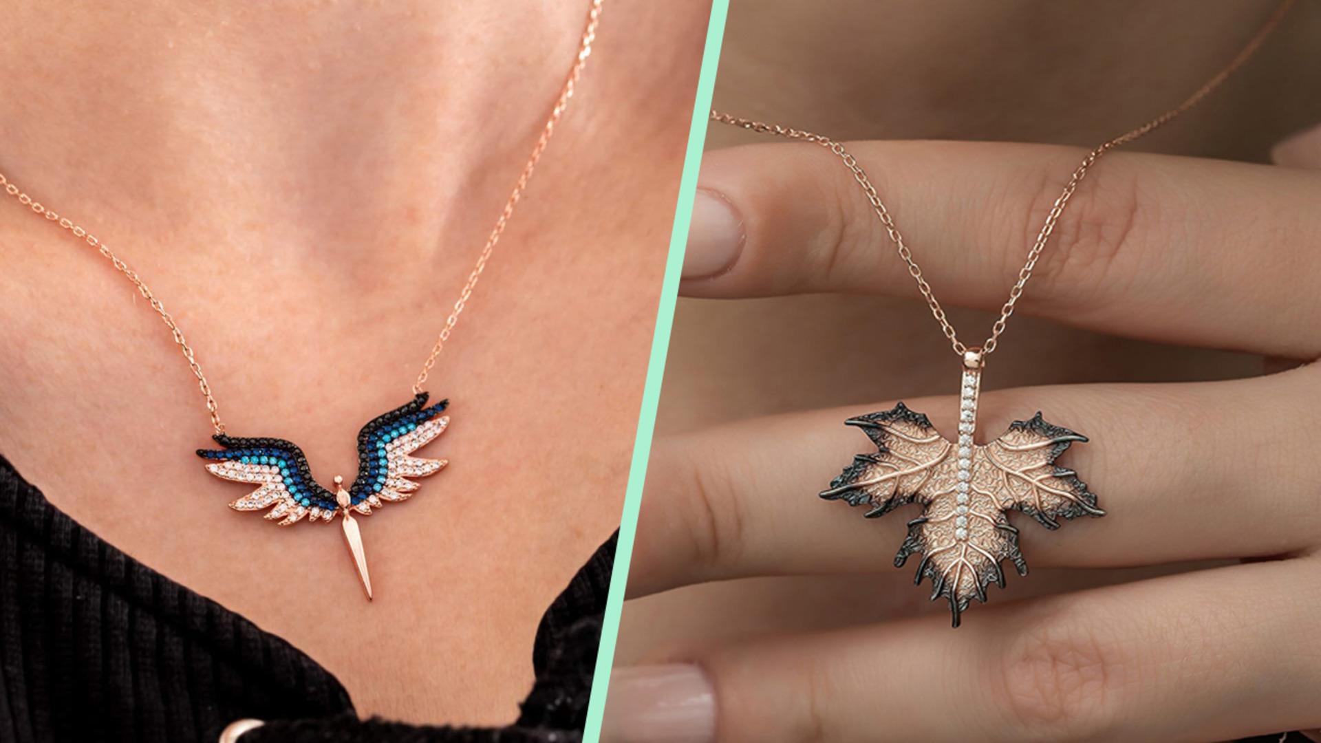 Takıp takıştırmayı seven sevgilisine hediye arayanlar için 250 TL altına gümüş kolye modelleri