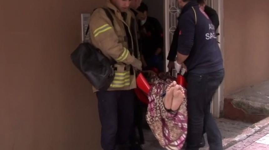 Çocukları ulaşamayınca itfaiye devreye girdi! Bilinci kapalı halde buldular