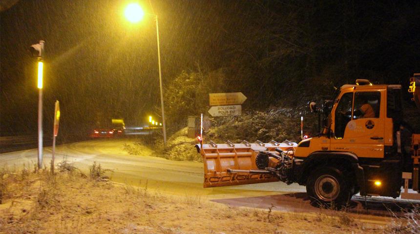 İstanbul'un yanı başı! Bolu Dağı beyaza büründü