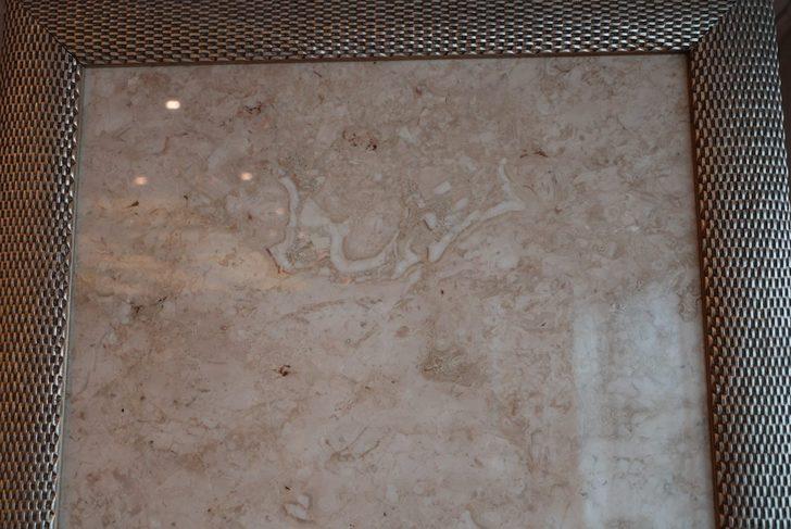 Kalp şeklindeki kabuklu deniz canlılarının sıralanmasıyla oluştu! 195 milyon yıllık mermerde şaşırtan Bismillah yazısı G1