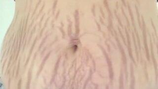 Doğum yaptıktan sonra vücudunun değişimini gösterdi! “Gurur duyuyorum”