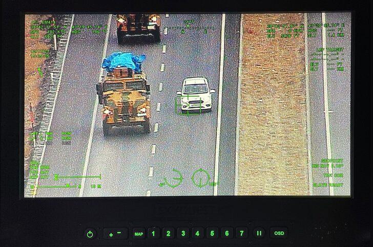 Van'da polis ekipleri helikopterle trafik denetimi yaptı G5