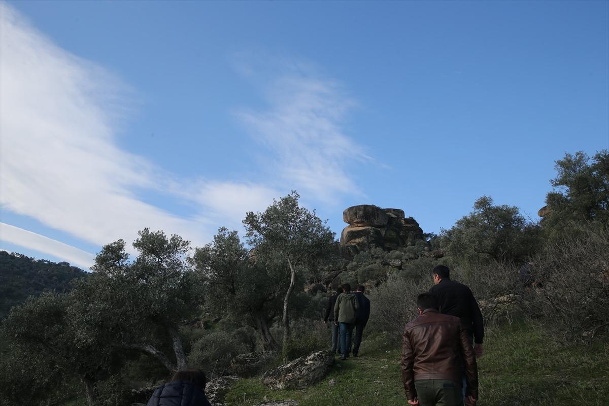 Alinda'da keşfedilen mağara resimleri b&ouml;lgenin ge&ccedil;mişini tarih &ouml;ncesine taşıdı