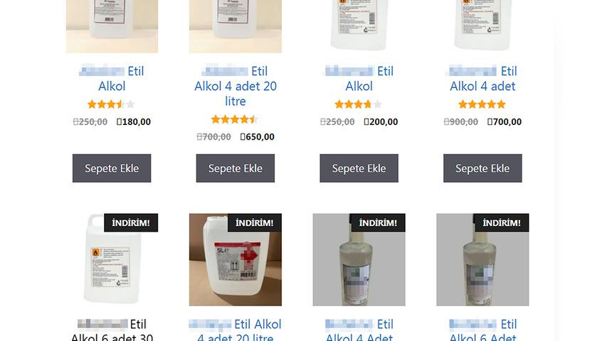 5 litresi 270 TL! Alkolü internetten satıp kargoyla teslim ediyorlar