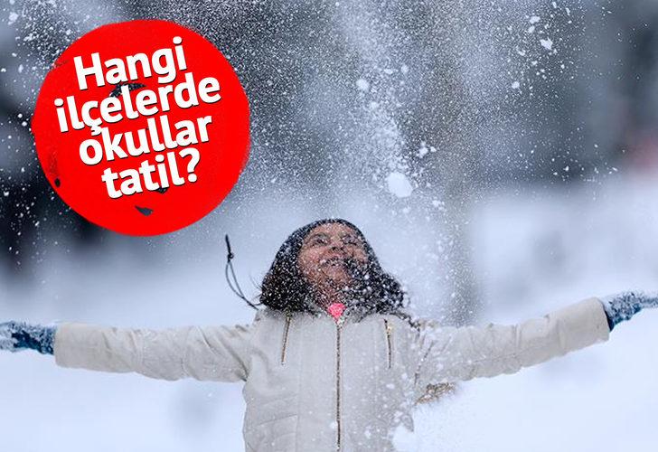 Son Dakika: 4 ilde eğitime kar engeli! Tatil haberleri peş peşe geldi
