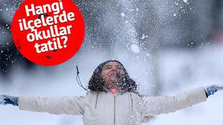 Son Dakika: 4 ilde eğitime kar engeli! Tatil haberleri peş peşe geldi