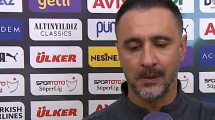 Son dakika: Fenerbahçe'de Beşiktaş maçı öncesi röportaj veren Vitor Pereira'nın mutsuz hali gözlerden kaçmadı!