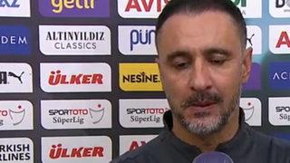 Son dakika: Fenerbahçe'de Beşiktaş maçı öncesi röportaj veren Vitor Pereira'nın mutsuz hali gözlerden kaçmadı!