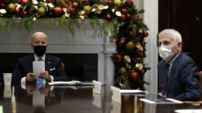 Omicron: Beyaz Saray Sağlık Danışmanı Fauci'ye g&ouml;re Noel seyahatleri varyantın yayılmasını hızlandıracak