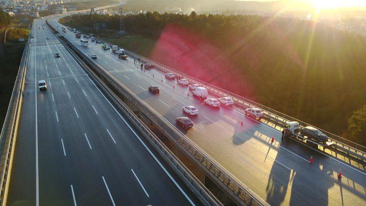 SON DAKİKA | Kuzey Marmara Otoyolu'nda zincirleme trafik kazası G2