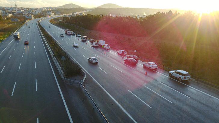SON DAKİKA | Kuzey Marmara Otoyolu'nda zincirleme trafik kazası G3
