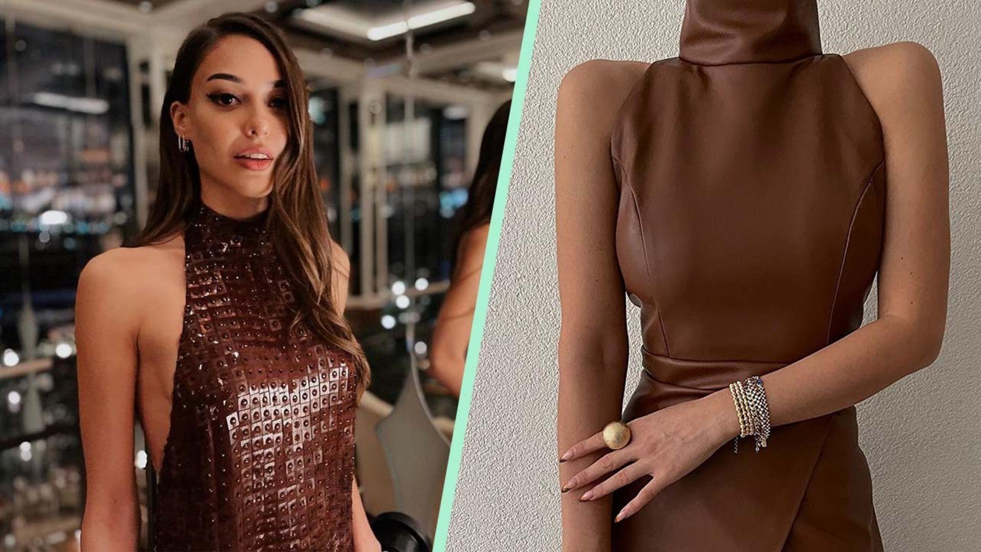 Dilan Çiçek Deniz'in monokrom kahve tonlarındaki kombinini beğenenlere farklı kombin önerileri