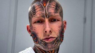 Vücudunun büyük bir bölümünü dövmelerle kaplattıktan sonra onu tanımakta zorlandılar! “Kadınlar benden korkuyor”