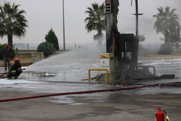 Şanlıurfa'da akaryakıt istasyonunda çıkan yangın söndürüldü G1