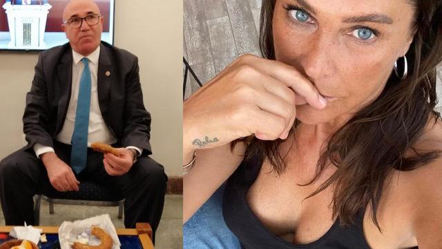 Hülya Avşar'ın simit yorumuna CHP'li Tanal'dan gönderme: Ejder meyveli smoothie yudumlayan...