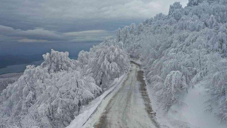 Kartepe’de kar görüntüleri masalsı bir hava yarattı! Görenleri mest etti G1