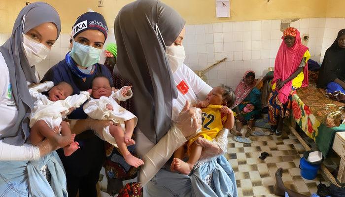 Gamze Özçelik, Afrika ülkesi Nijer'de bebeklerin yardımına koştu