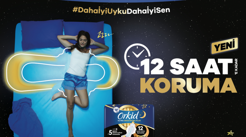 Kesintisiz bir gece uykusu i&ccedil;in yeni Orkid Ultra Gece Extra Plus