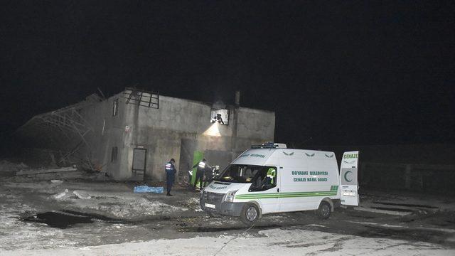 Sinop'ta fabrika yangınında bekçi yaşamını yitirdi