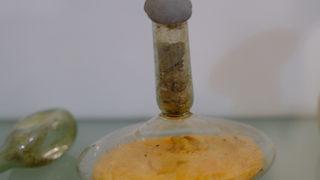 17 yüzyıllık cam fanusun içindeki gizemli sıvı zeytinyağı çıktı