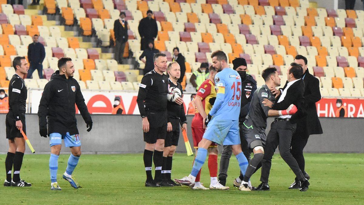 yeni malatyaspor kayserispor macinin ardindan gerginlik malatya haberleri