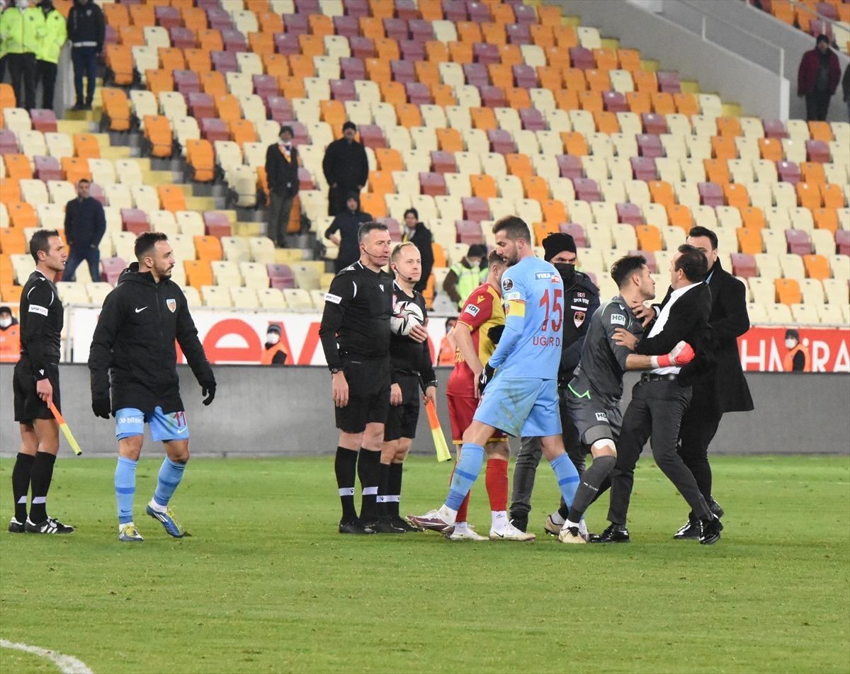 Yeni Malatyaspor-Kayserispor ma&ccedil;ının ardından gerginlik