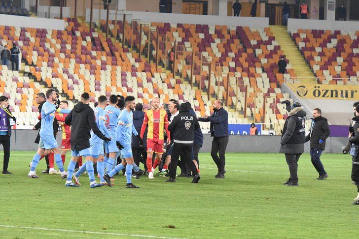 yeni malatyaspor kayserispor macinin ardindan gerginlik malatya haberleri