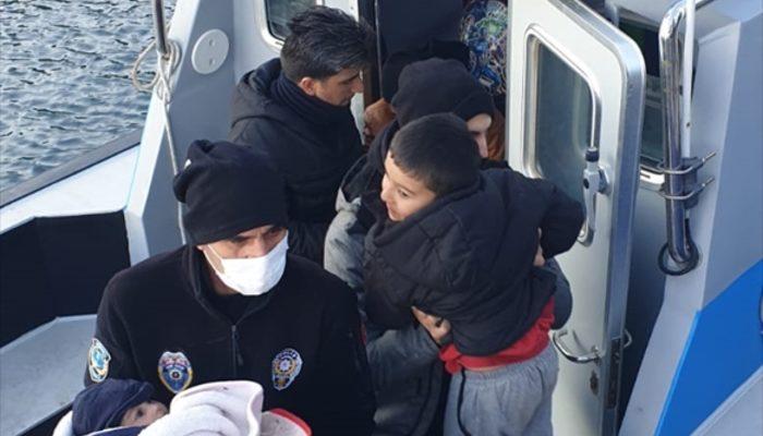 İzmir'de 16 düzensiz göçmen yakalandı