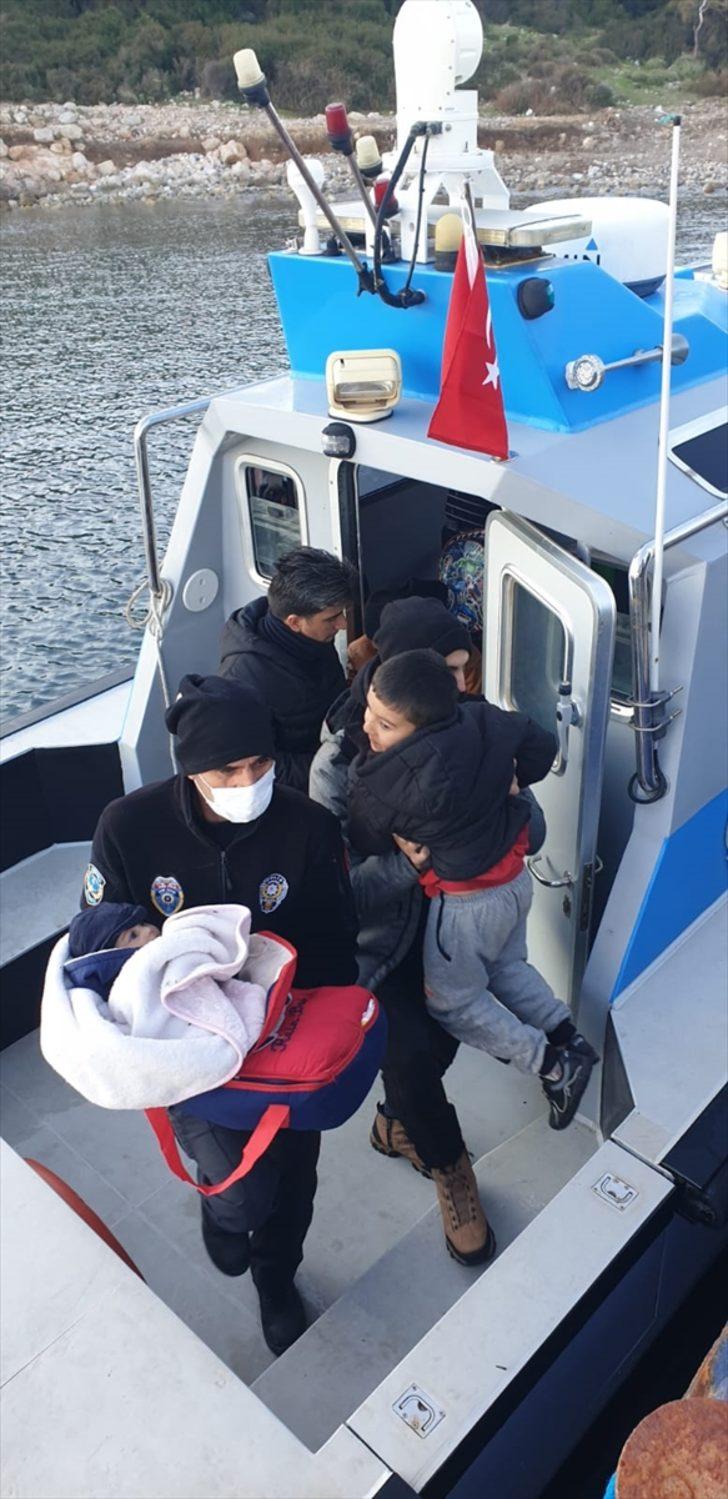 İzmir'de 16 düzensiz göçmen yakalandı