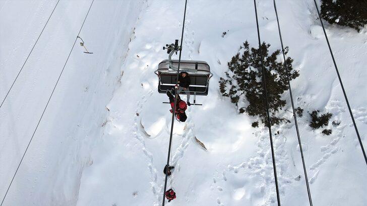 Arama kurtarma ekipleri Ergan Dağı'ndaki kayakseverlere güven veriyor G3