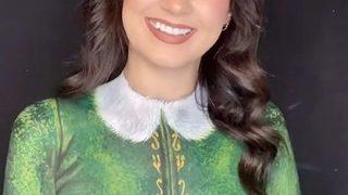 Noel için çırılçıplak soyundu! Vücudunu tamamen boyayla kapladı, hayranları şaşkınlık yaşadı