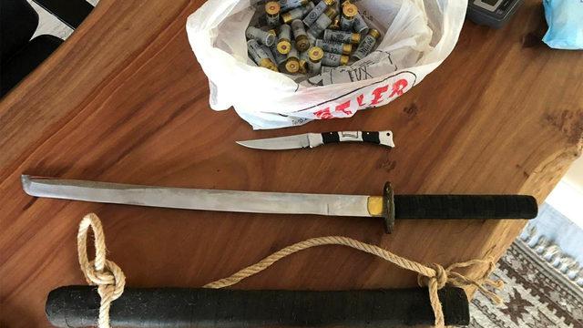 Son dakika! TIRPAN operasyonundan yeni detay: Samuray kılıcı ele geçirildi