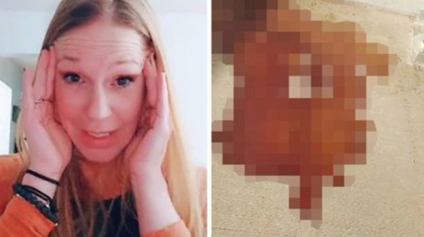 Komşusunun deposundan sıvan sıyı görünce şaşırdı! “Kana benziyordu”