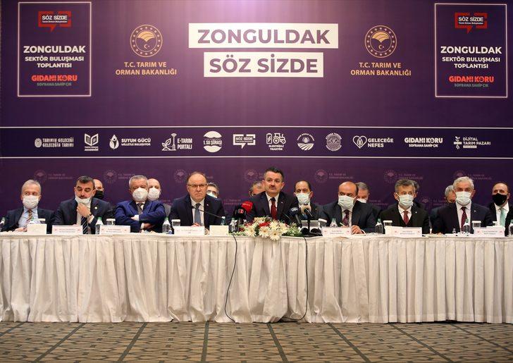 Bakan Pakdemirli Zonguldak'ta sektör buluşmasında konuştu: (1) G4