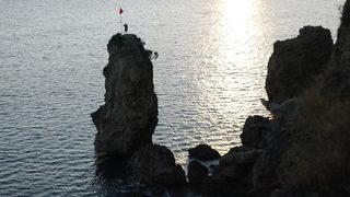 Türk bayrağı sevgisiyle çıktı, mahsur kaldı! Gönlüm razı olmadı